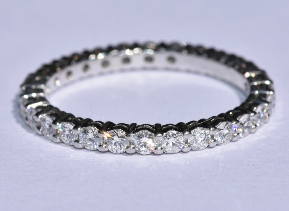 Tiffany & Co. Platinum Diamond Eternity Ring