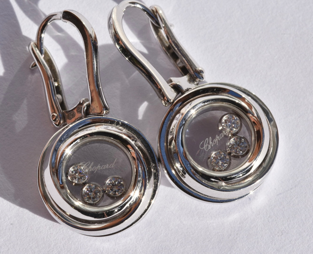 Chopard Happy Diamond Earrings 18k