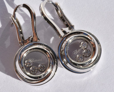 Chopard Happy Diamond Earrings 18k