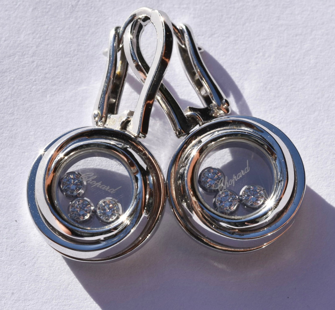 Chopard Happy Diamond Earrings 18k
