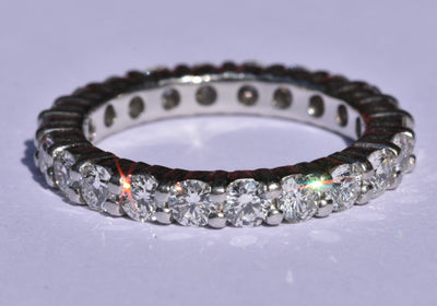 Platinum Diamond Eternity Ring 1.95 carat