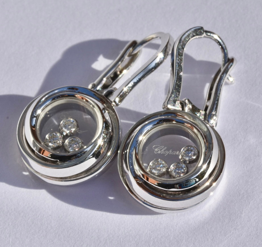 Chopard Happy Diamond Earrings 18k