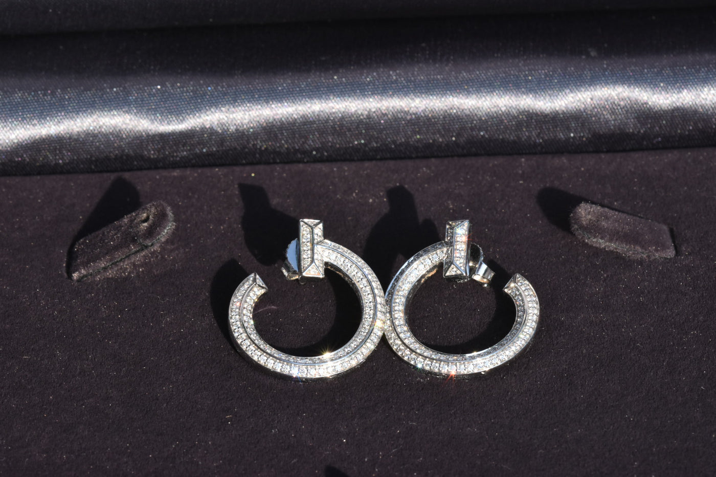 Tiffany & Co T Diamond Earrings
