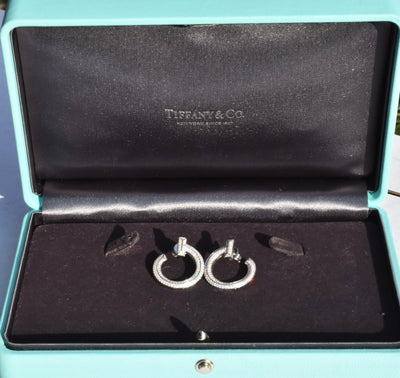 Tiffany & Co T Diamond Earrings