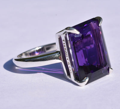 Tiffany & Co Amethyst Ring 925