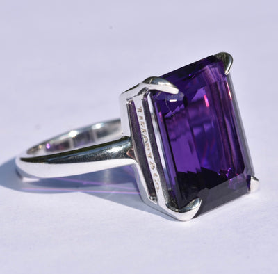 Tiffany & Co Amethyst Ring 925