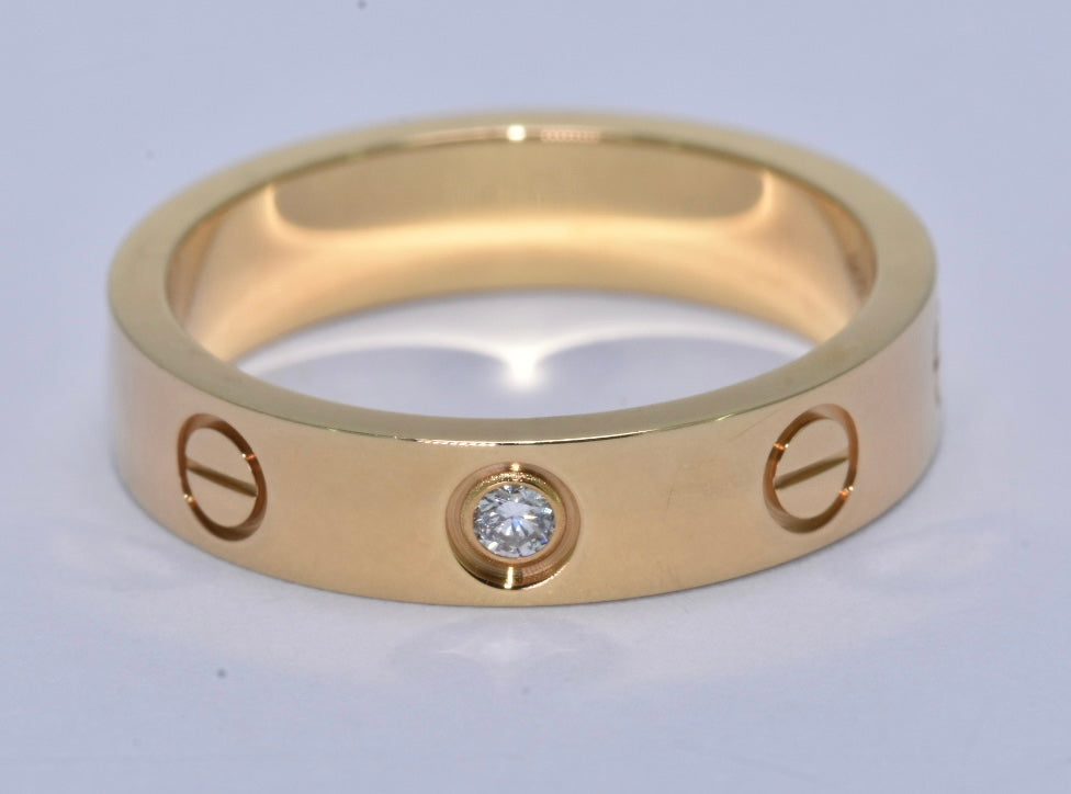 Cartier Love Diamond Ring 18k