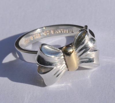 Tiffany & Co Bow Ring 925, 18k