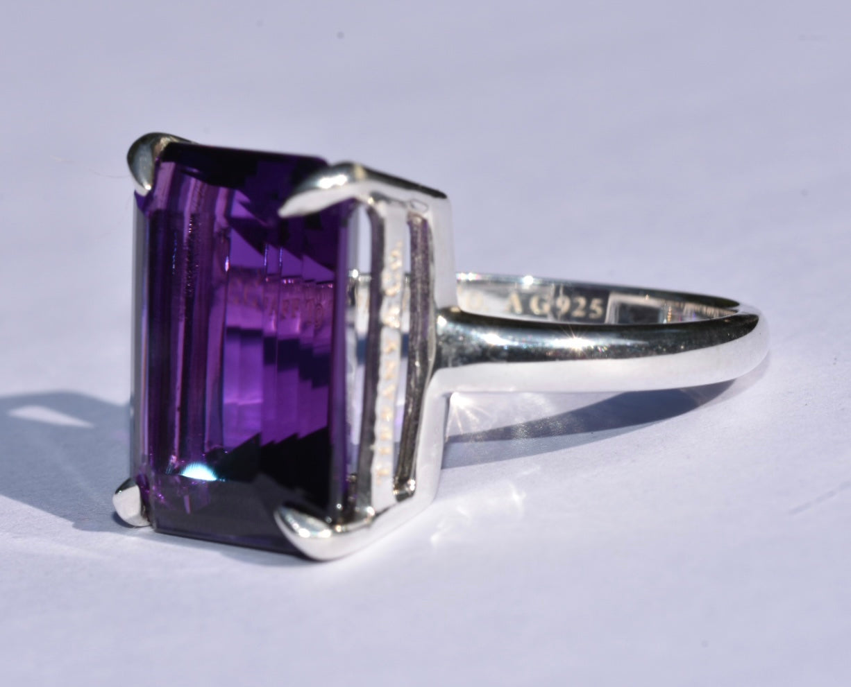 Tiffany & Co Amethyst Ring 925