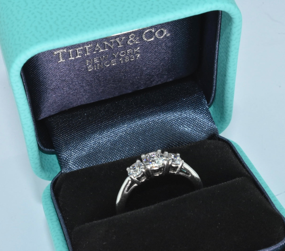 Tiffany & Co Platinum Diamond Engagement Ring