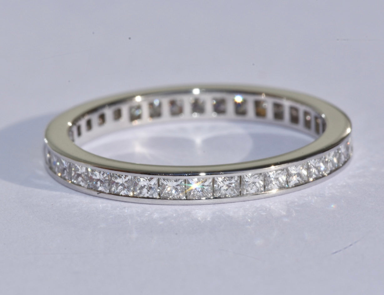 Tiffany & Co Platinum Diamond Eternity Ring