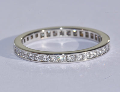 Tiffany & Co Platinum Diamond Eternity Ring