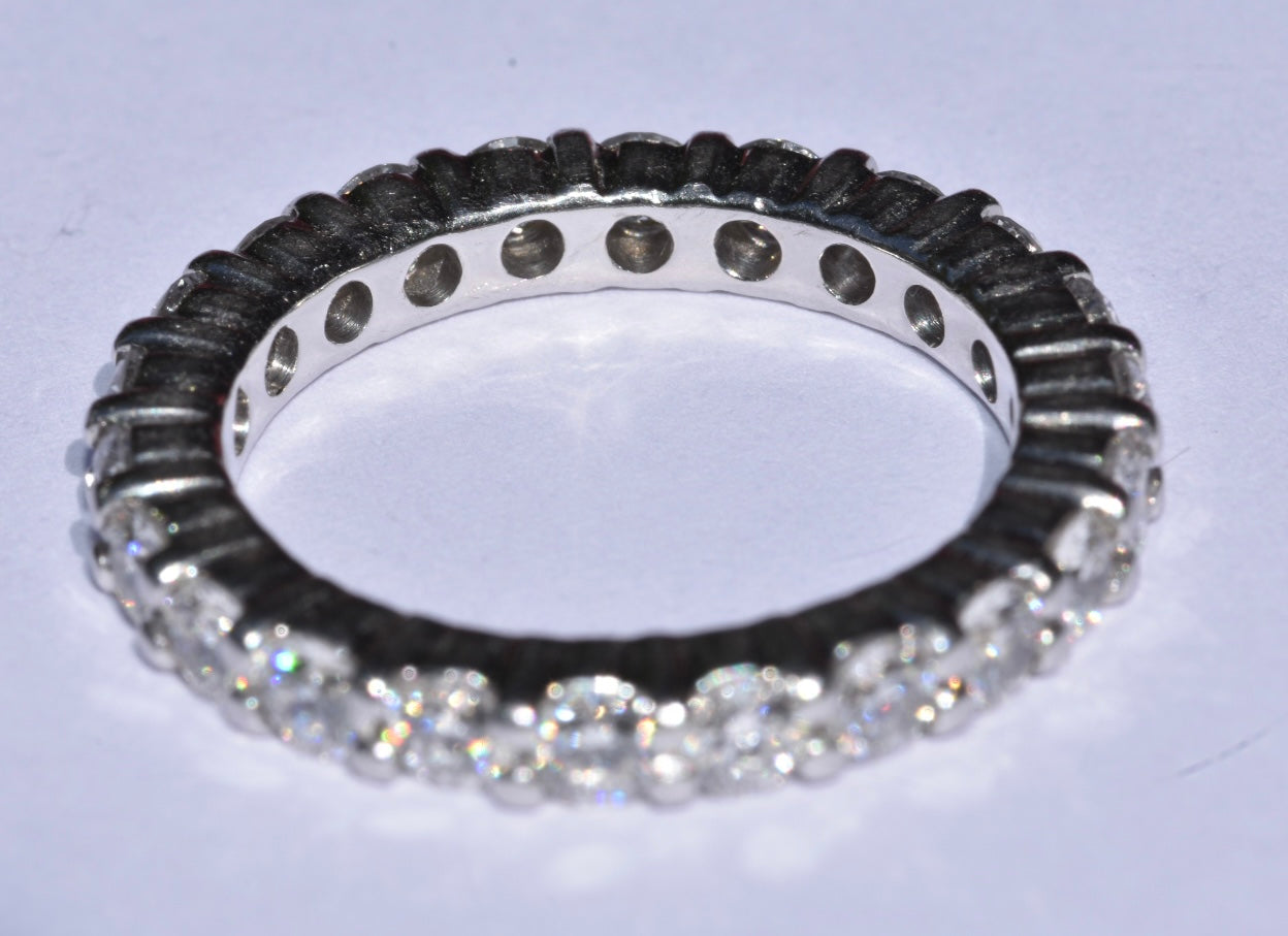 Platinum Diamond Eternity Ring 1.95 carat