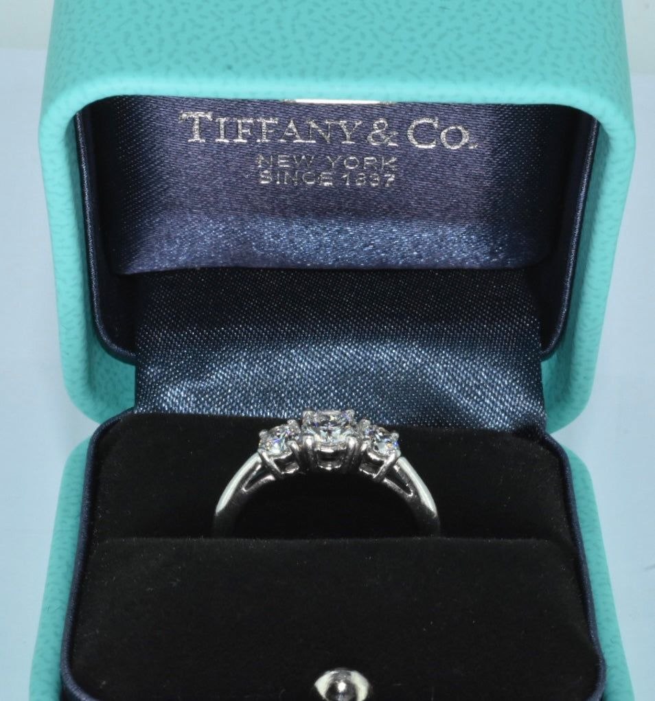 Tiffany & Co Platinum Diamond Engagement Ring