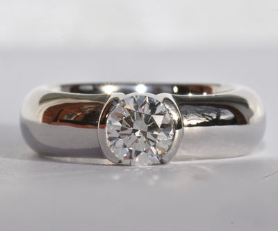 Tiffany & Co Platinum Engagement Ring 0.70ct