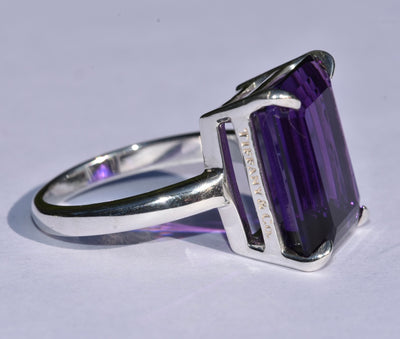 Tiffany & Co Amethyst Ring 925