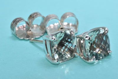 Tiffany & Co.  Green Quartz Prasiolite Earrings