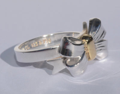 Tiffany & Co Bow Ring 925, 18k