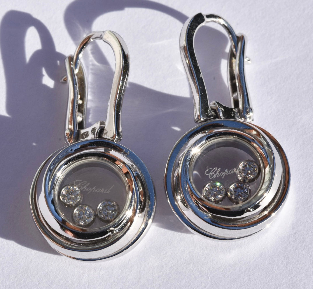 Chopard Happy Diamond Earrings 18k