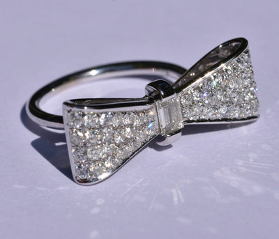 Anita Ko Diamond Bow Ring 18k
