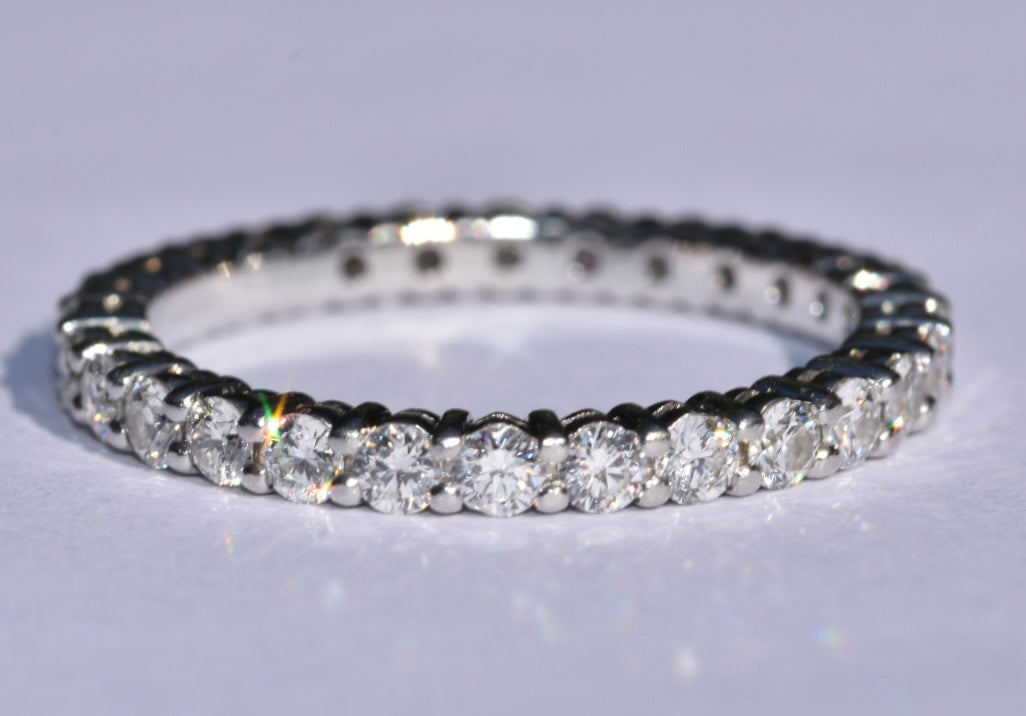 Tiffany & Co. Platinum Diamond Eternity Ring