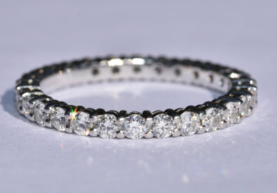 Tiffany & Co. Platinum Diamond Eternity Ring