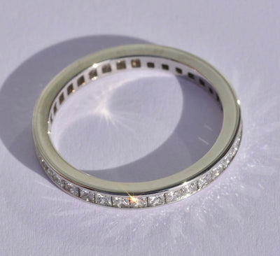 Tiffany & Co Platinum Diamond Eternity Ring
