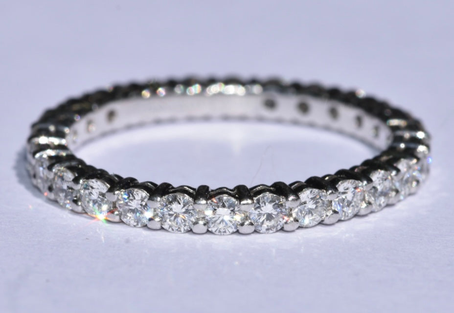 Tiffany & Co. Platinum Diamond Eternity Ring