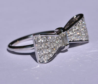 Anita Ko Diamond Bow Ring 18k