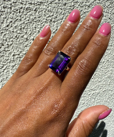 Tiffany & Co Amethyst Ring 925