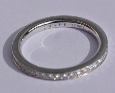 Graff Platinum Diamond Eternity Ring