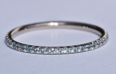 Tiffany & Co Soleste Full Sapphire Eternity Ring 18k