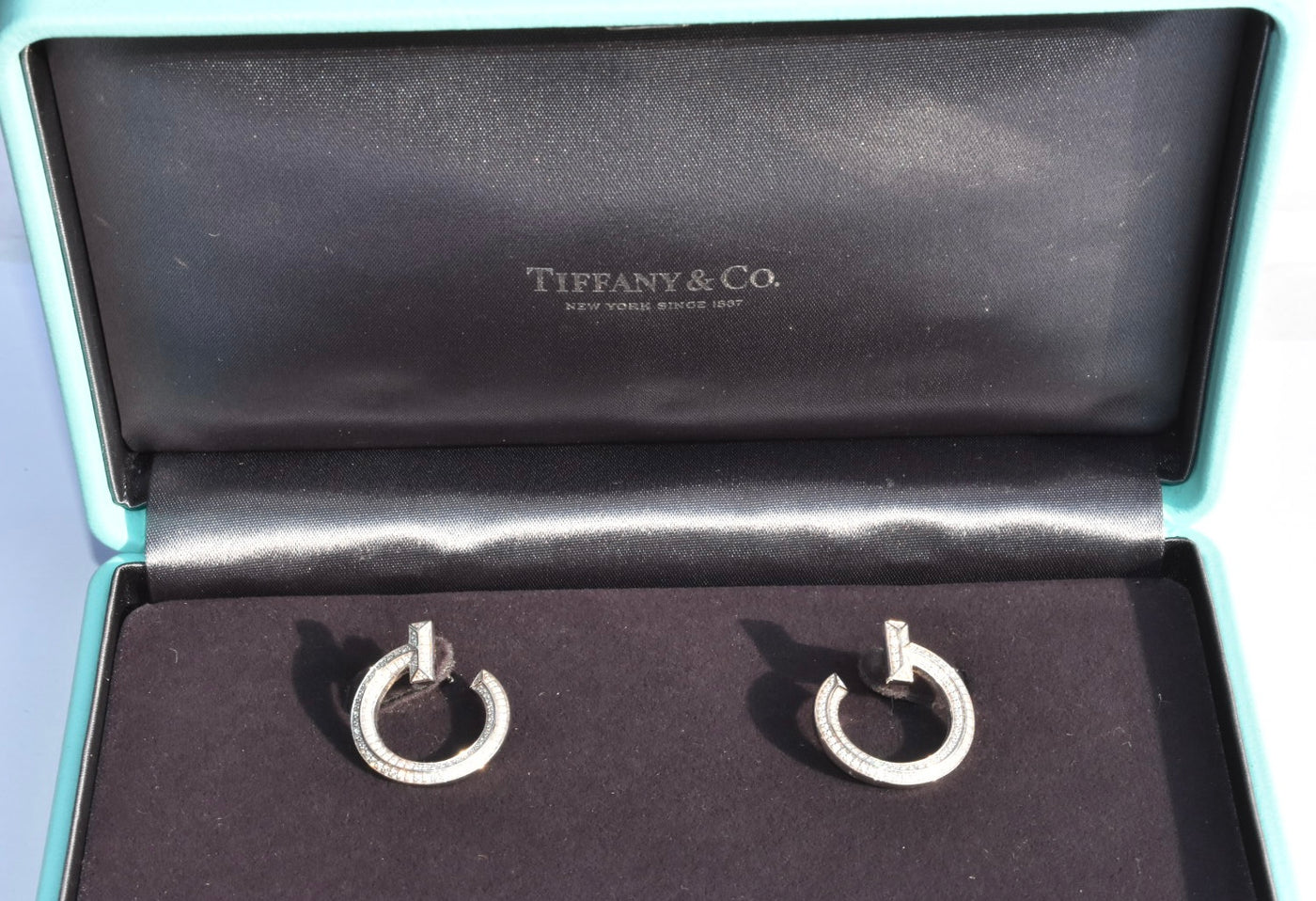 Tiffany & Co T Diamond Earrings