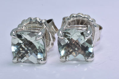 Tiffany & Co.  Green Quartz Prasiolite Earrings