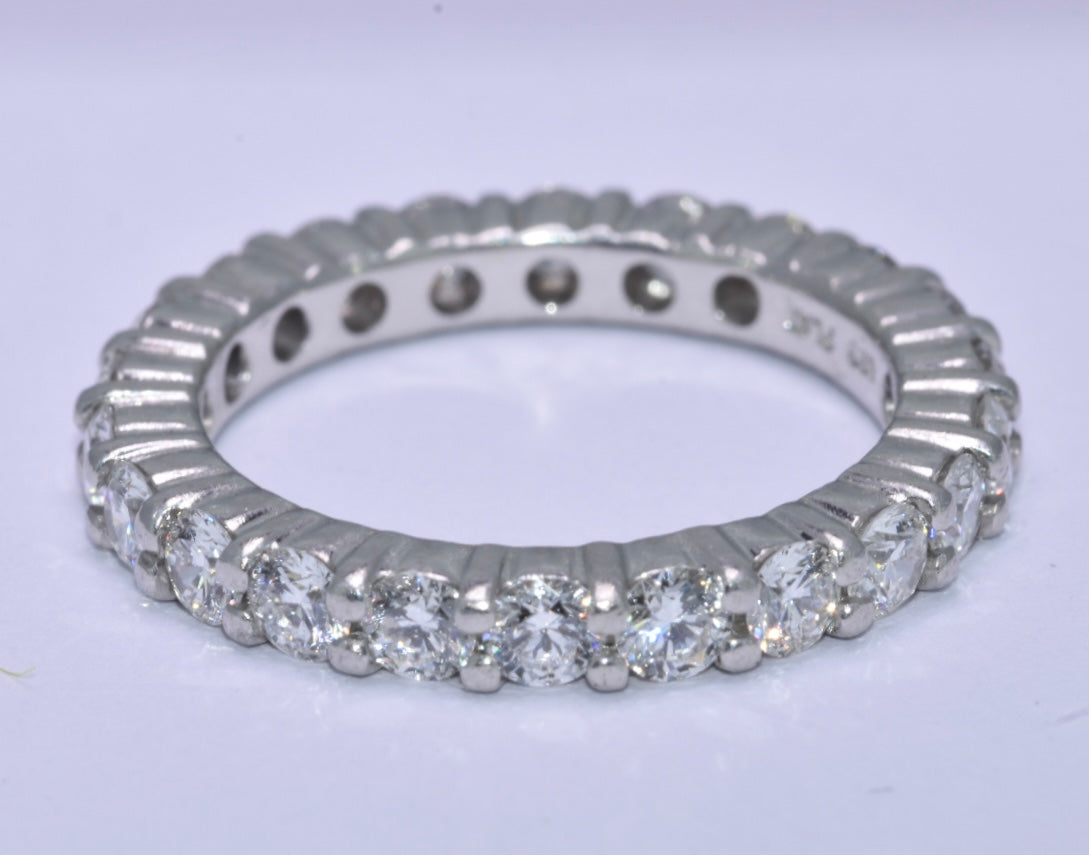Platinum Diamond Eternity Ring 1.95 carat