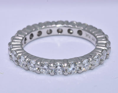 Platinum Diamond Eternity Ring 1.95 carat