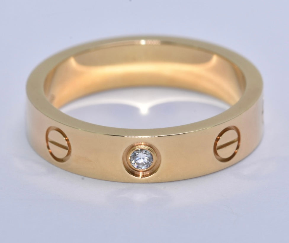 Cartier Love Diamond Ring 18k