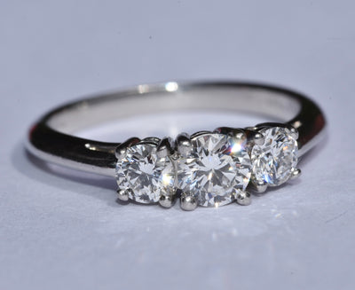 Tiffany & Co Platinum Diamond Engagement Ring