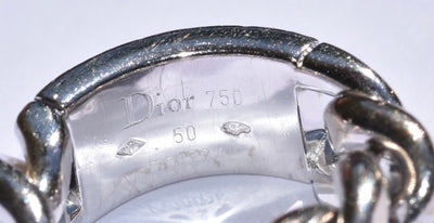 Dior Diamond Ring 18k
