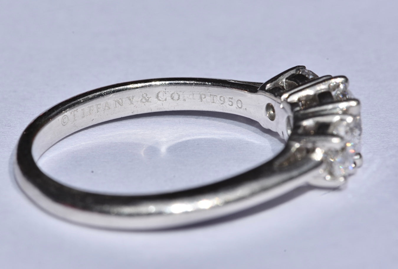 Tiffany & Co Platinum Diamond Engagement Ring