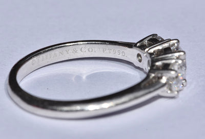 Tiffany & Co Platinum Diamond Engagement Ring