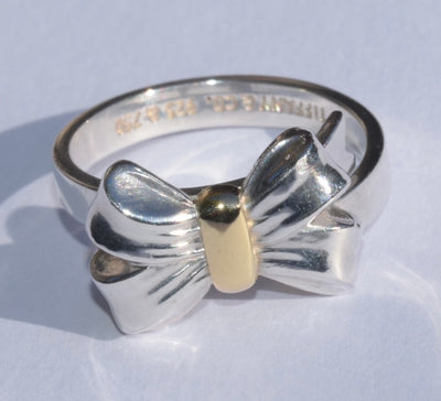 Tiffany & Co Bow Ring 925, 18k