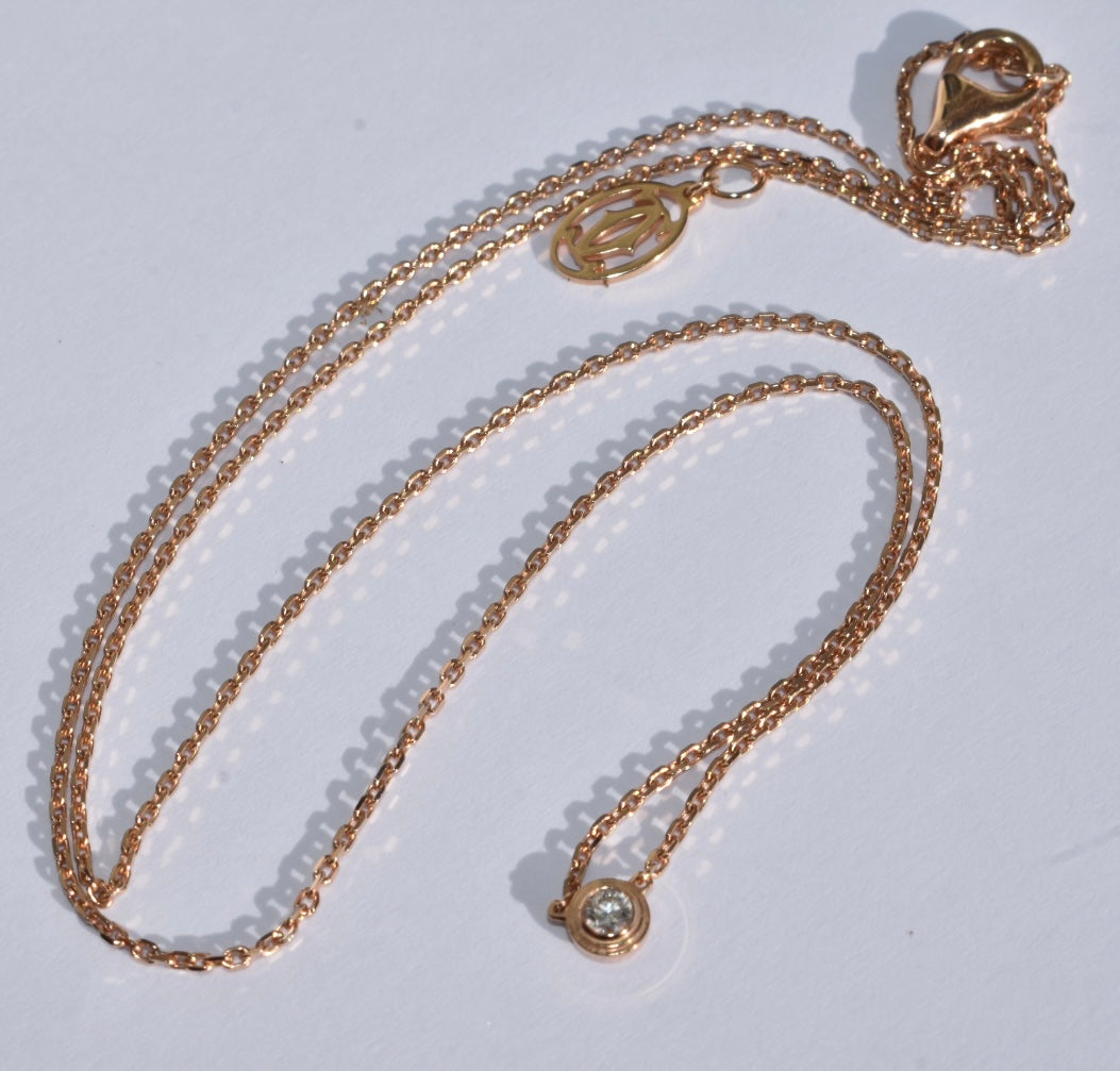 Cartier Diamond Necklace 18k