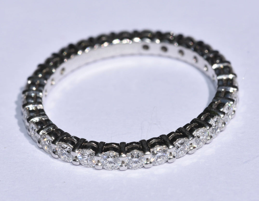 Tiffany & Co. Platinum Diamond Eternity Ring