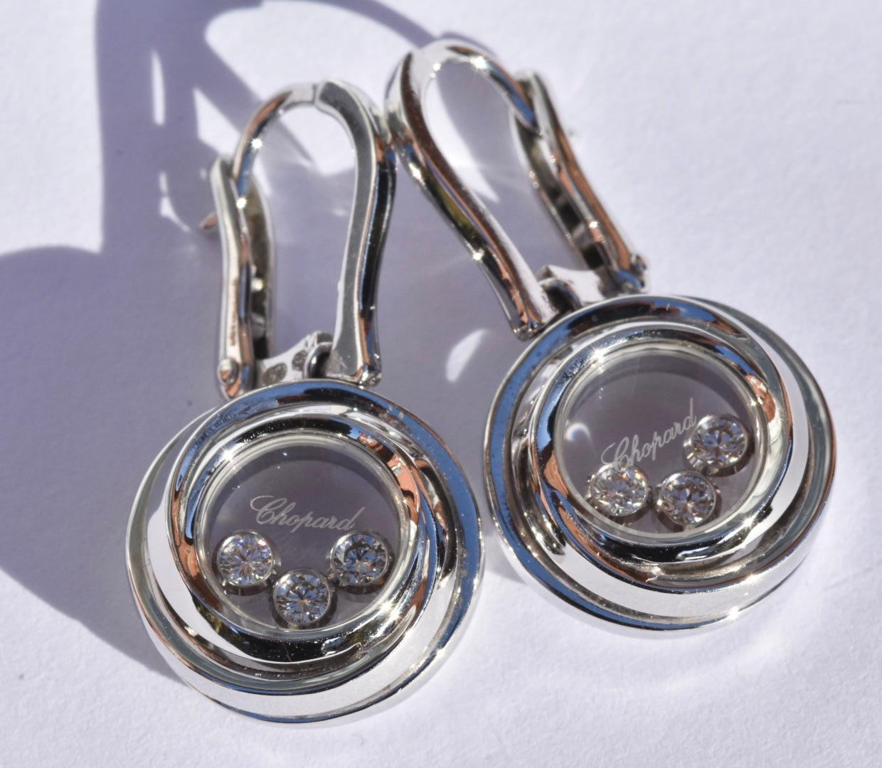 Chopard Happy Diamond Earrings 18k