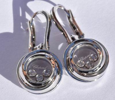 Chopard Happy Diamond Earrings 18k