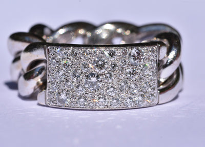 Dior Diamond Ring 18k