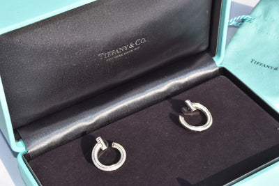Tiffany & Co T Diamond Earrings