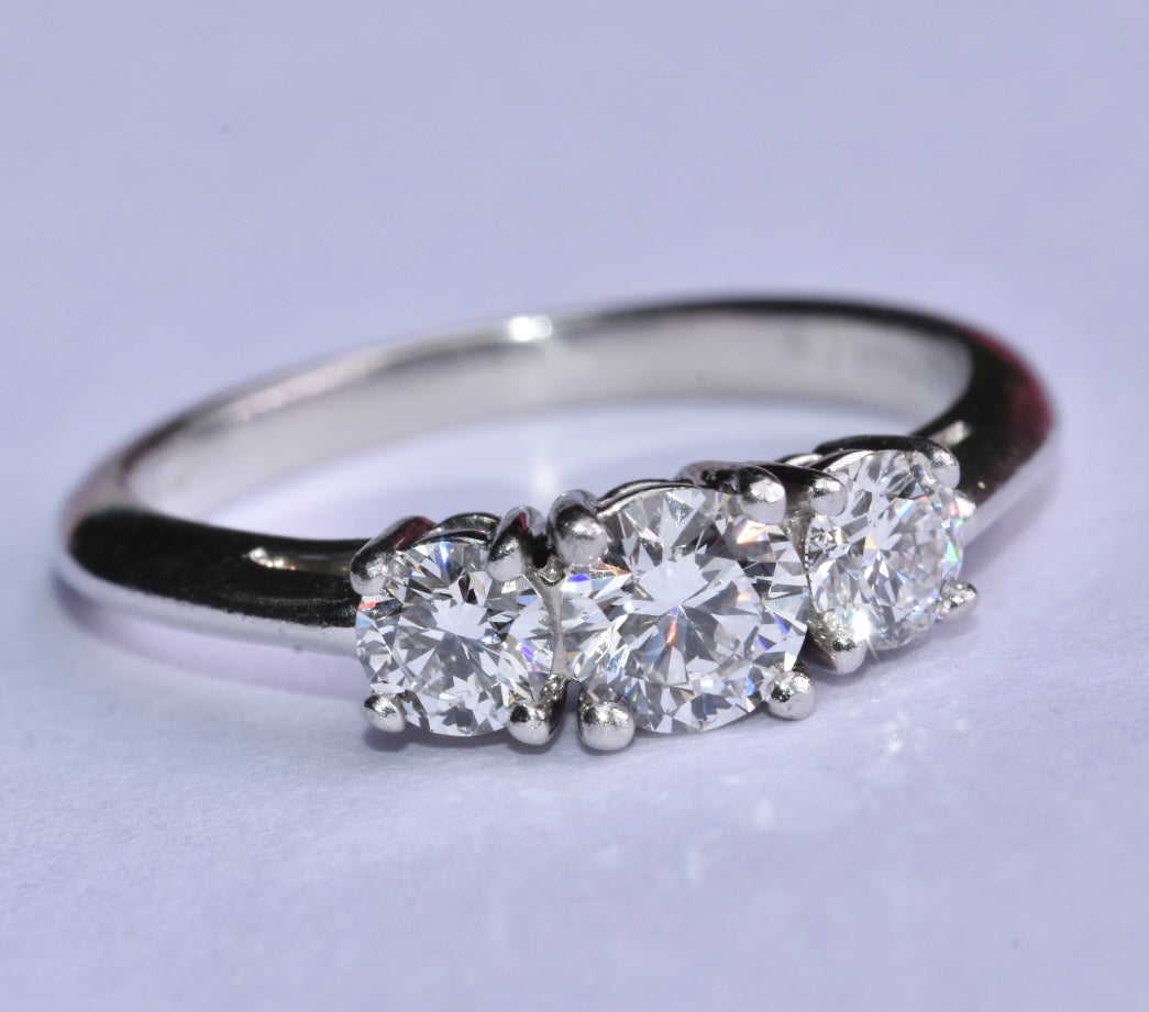 Tiffany & Co Platinum Diamond Engagement Ring