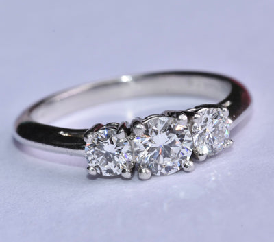 Tiffany & Co Platinum Diamond Engagement Ring